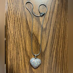 Multicolor Heart Pendant Necklace